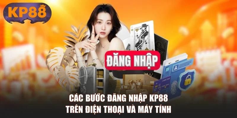 Các bước đăng nhập KP88 trên điện thoại và máy tính