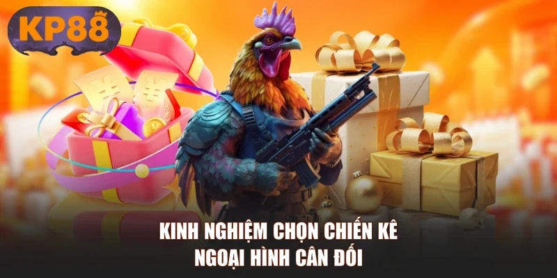 Kinh nghiệm chọn chiến kê ngoại hình cân đối
